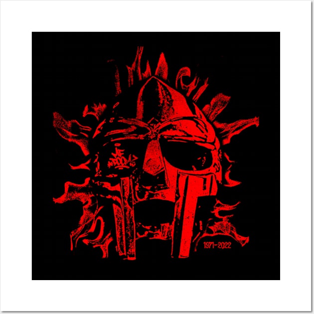 mf doom burn red Wall Art by Hoki Tross Creative